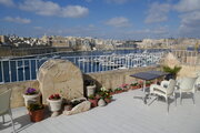 Hotelterrasse, Kalkara Creek und Il-Birgu (Vittoriosa)