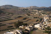 Ausblick von der Zitadelle in Rabat (Victoria), Insel Gozo
