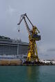 Werftkran im Dock No. 6 in Bormla (Cospicua), Malta