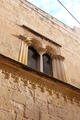 Fenster des Norman House in Birgu (Vittoriosa), Malta