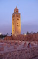 Minarett der Koutoubia-Moschee in Marrakech, Marokko