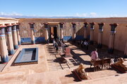 Kulissen der Atlas Filmstudios in Ouarzazate, Marokko