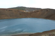 Víti, ein Maar am Vulkan Krafla, Island