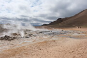 Geothermalfeld Námaskarð (Hverarönd, Hverir), Island