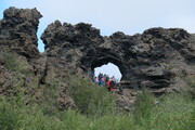Felsentor im Lavafeld Dimmuborgir, Island