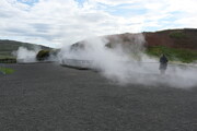 Thermalquelle Deildartunguhver, Island