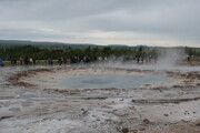 Geysir im Geysirfeld Strokkur, Island